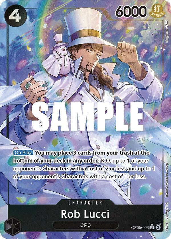 Rob Lucci Alternate Art OP05-093 – Awakening of the New Era | One Piece TCG