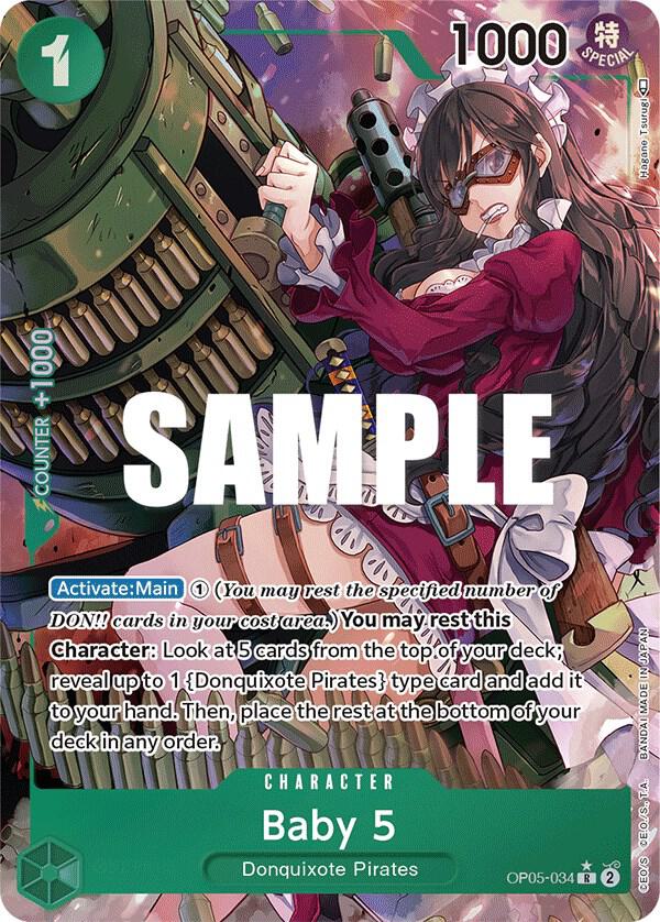 Baby 5 Alternate Art OP05-034 – Awakening of the New Era | One Piece TCG