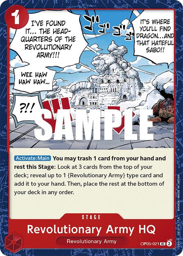Revolutionary Army HQ OP05-021 – Awakening of the New Era | One Piece TCG