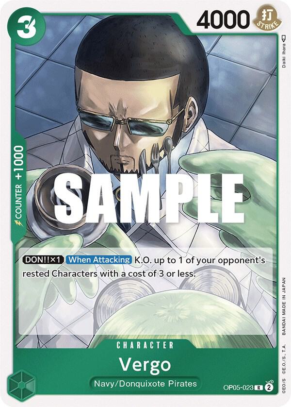 Vergo OP05-023 – Awakening of the New Era | One Piece TCG