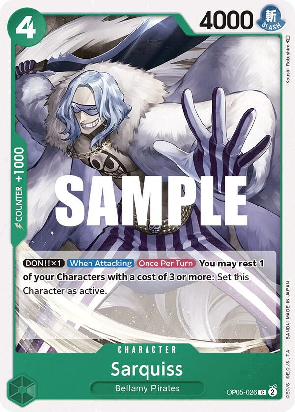 Sarquiss OP05-026 – Awakening of the New Era | One Piece TCG