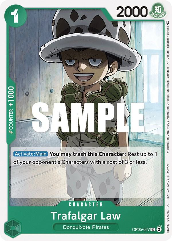 Trafalgar Law OP05-027 – Awakening of the New Era | One Piece TCG
