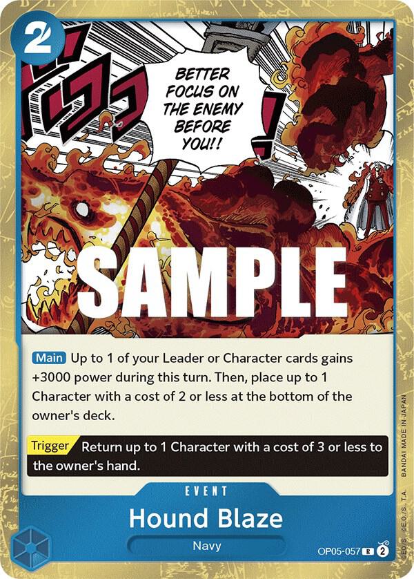 Hound Blaze OP05-057 – Awakening of the New Era | One Piece TCG