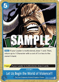 Let Us Begin the World of Violence!! OP05-059 – Awakening of the New Era | One Piece TCG