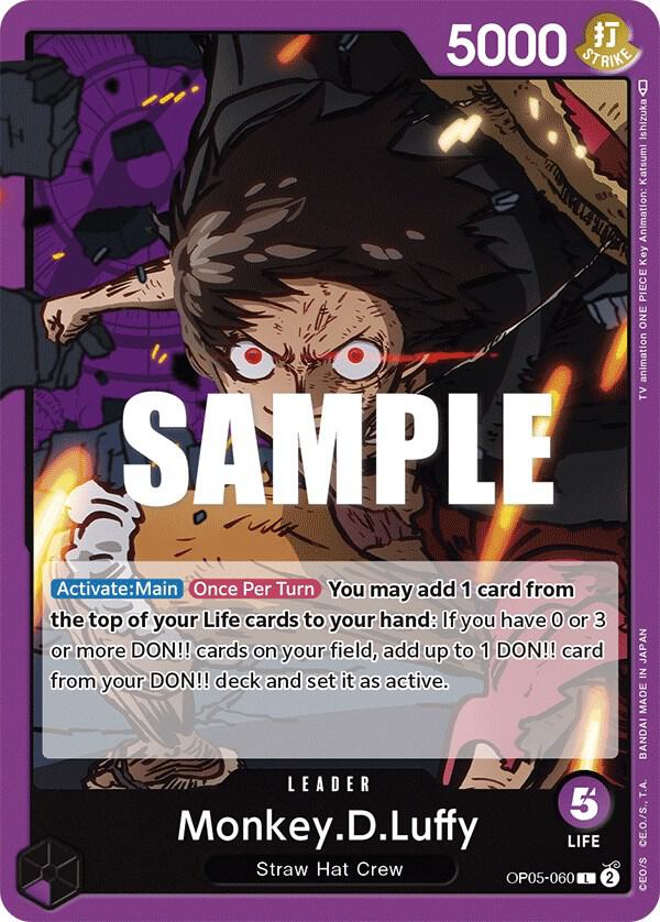 Monkey.D.Luffy OP05-060 – Awakening of the New Era | One Piece TCG