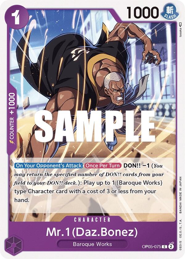 Mr.1 (Daz.Bonez) OP05-075 – Awakening of the New Era | One Piece TCG