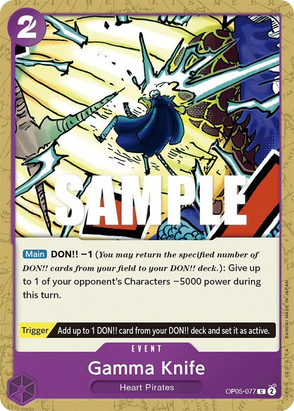 Gamma Knife OP05-077 – Awakening of the New Era | One Piece TCG