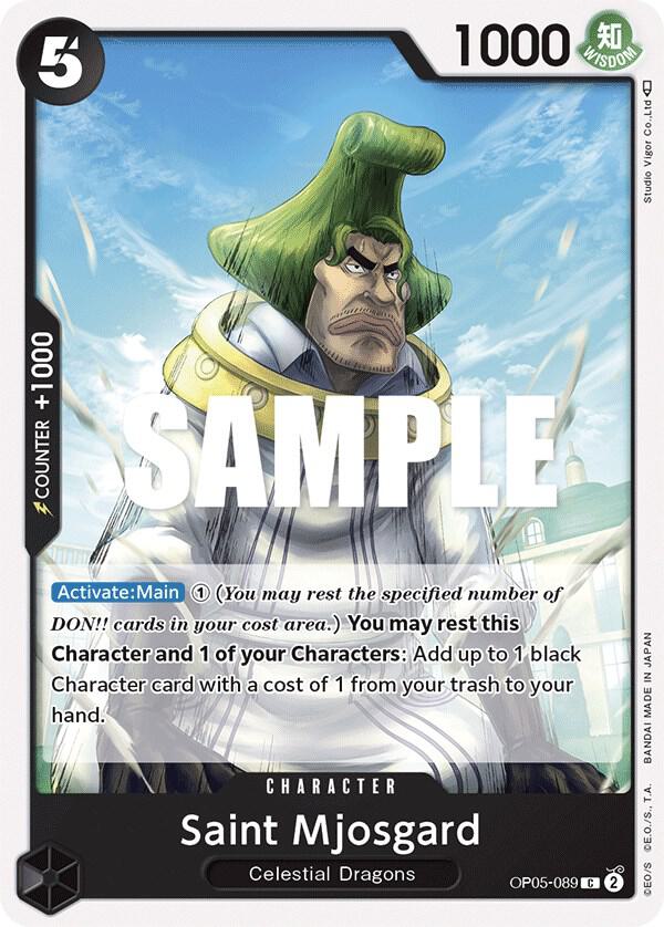 Saint Mjosgard OP05-089 – Awakening of the New Era | One Piece TCG