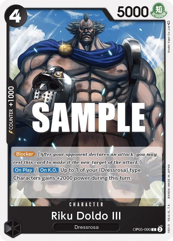 Riku Doldo III OP05-090 – Awakening of the New Era | One Piece TCG