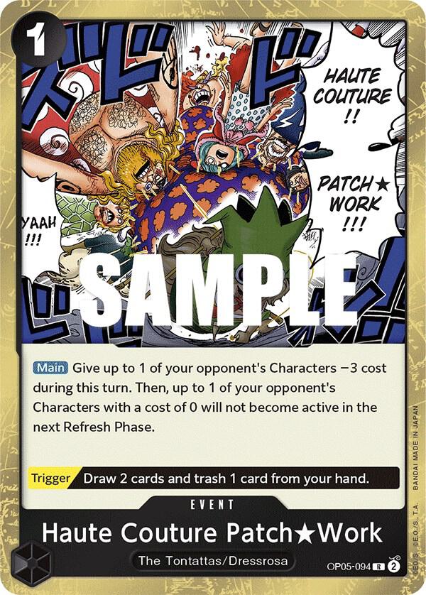 Haute Couture Patch Work OP05-094 – Awakening of the New Era | One Piece TCG