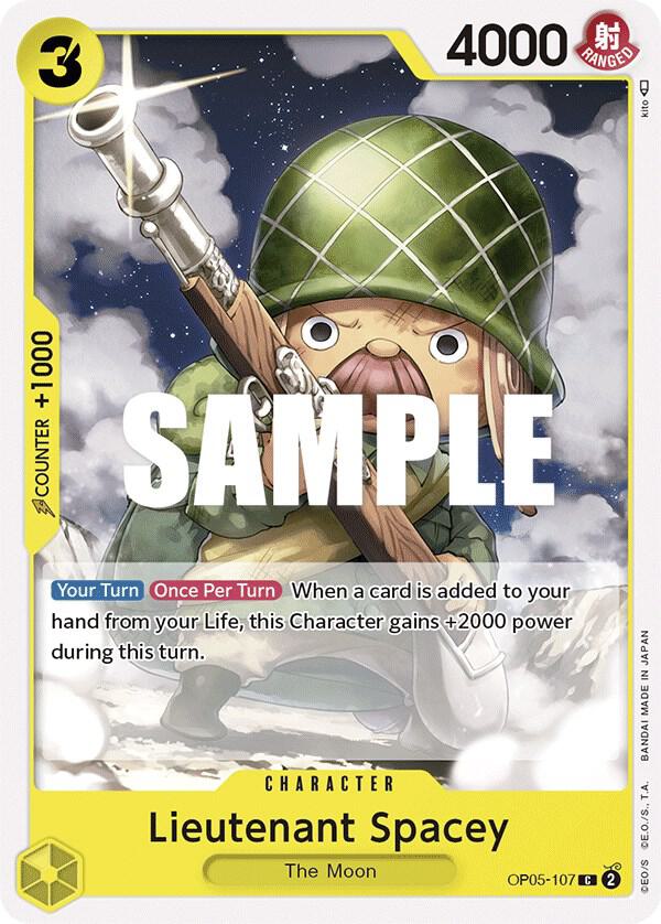 Lieutenant Spacey OP05-107 – Awakening of the New Era | One Piece TCG