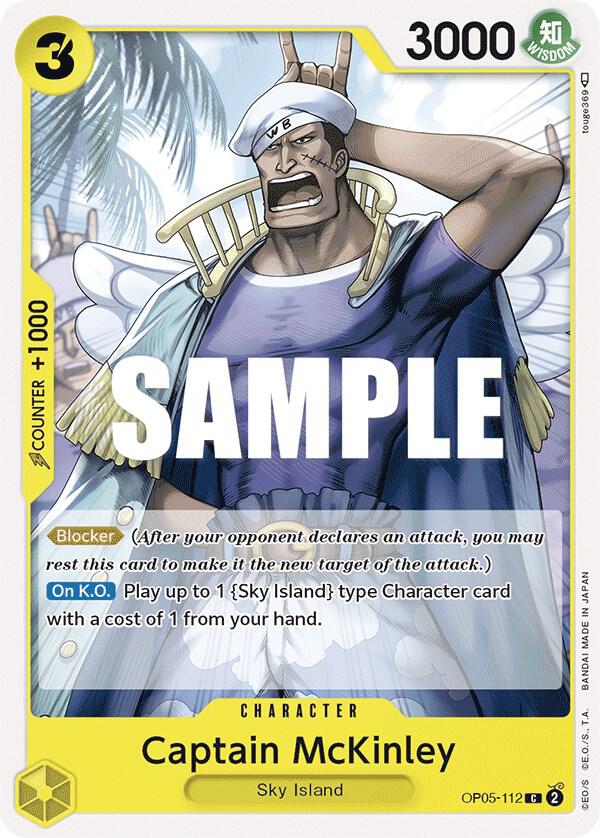 Captain McKinley OP05-112 – Awakening of the New Era | One Piece TCG