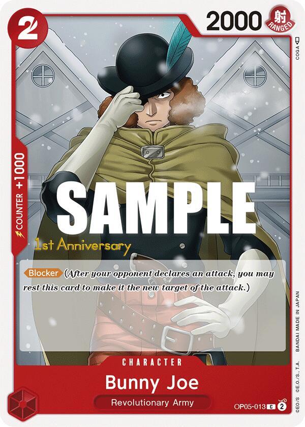 Bunny Joe OP05-013 – 1st Anniversary Tournament Cards | One Piece TCG