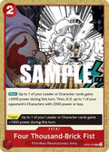 Four Thousand-Brick Fist OP05-020 – 1st Anniversary Tournament Cards | One Piece TCG