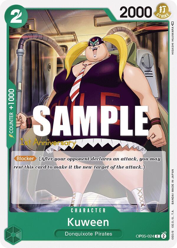 Kuween OP05-024 – 1st Anniversary Tournament Cards | One Piece TCG