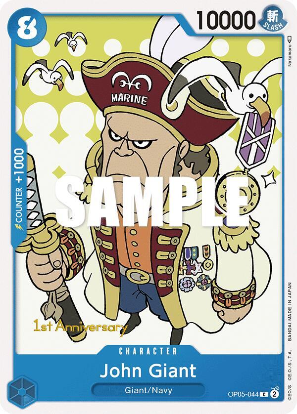 John Giant OP05-044 – 1st Anniversary Tournament Cards | One Piece TCG