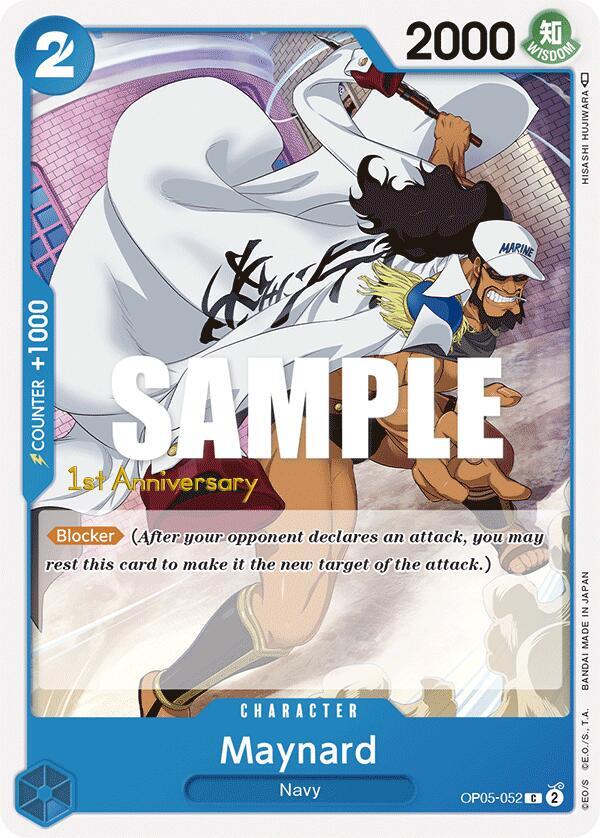 Maynard OP05-052 – 1st Anniversary Tournament Cards | One Piece TCG