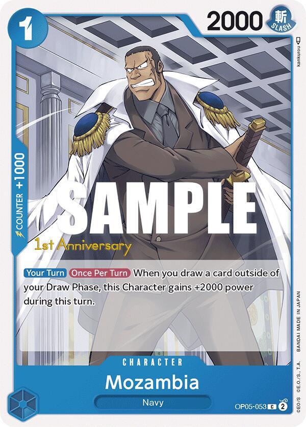 Mozambia OP05-053 – 1st Anniversary Tournament Cards | One Piece TCG