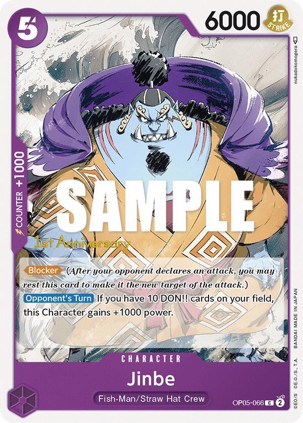 Jinbe OP05-066 – 1st Anniversary Tournament Cards | One Piece TCG