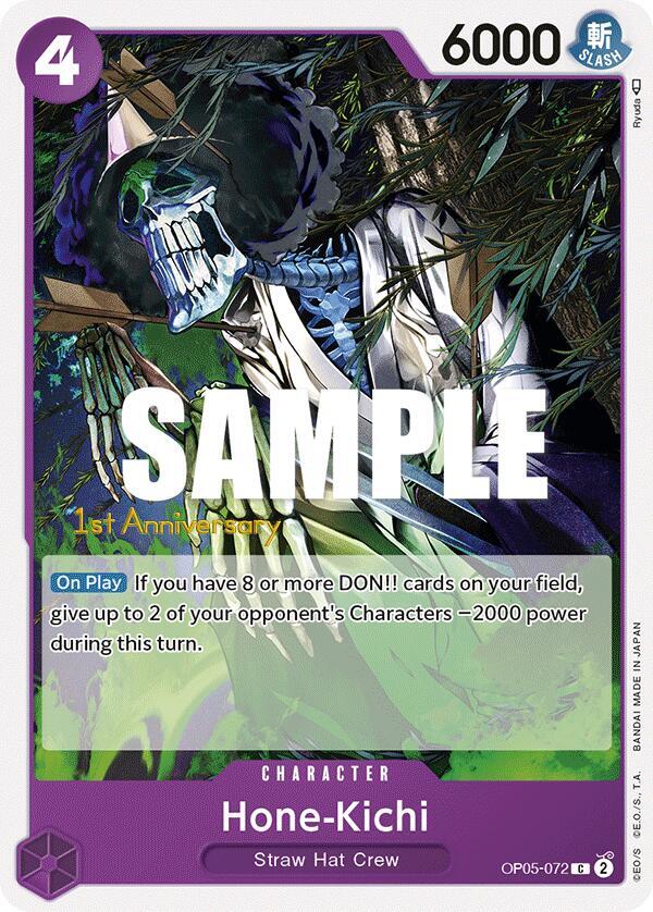 Hone-Kichi OP05-072 – 1st Anniversary Tournament Cards | One Piece TCG