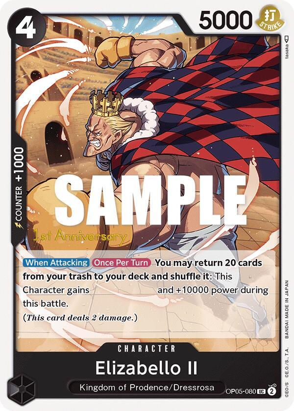 Elizabello II OP05-080 – 1st Anniversary Tournament Cards | One Piece TCG