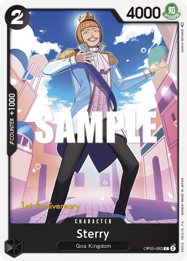 Sterry OP05-083 – 1st Anniversary Tournament Cards | One Piece TCG