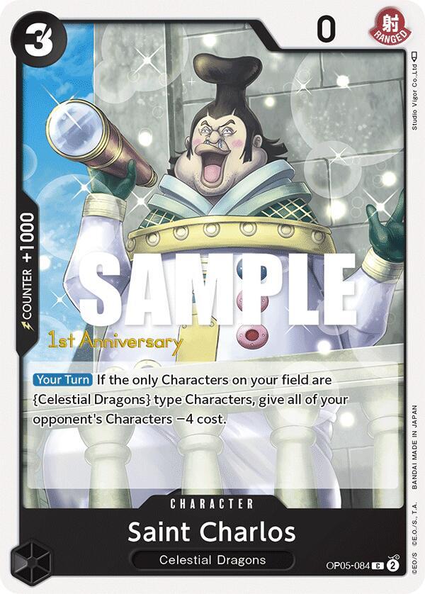 Saint Charlos OP05-084 – 1st Anniversary Tournament Cards | One Piece TCG