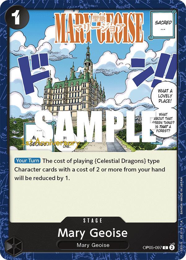 Mary Geoise OP05-097 – 1st Anniversary Tournament Cards | One Piece TCG