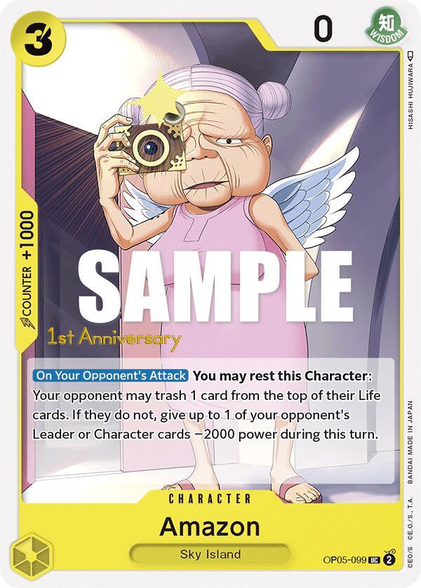 Amazon OP05-099 – 1st Anniversary Tournament Cards | One Piece TCG