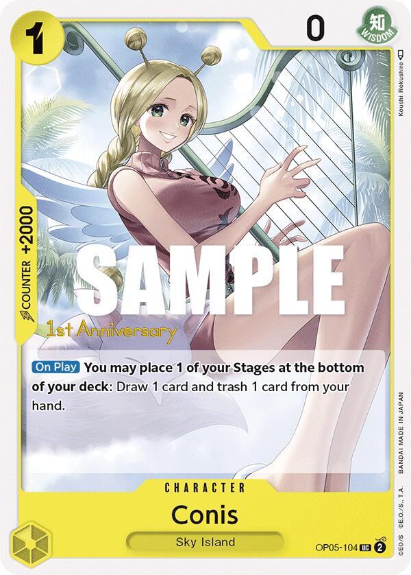 Conis OP05-104 – 1st Anniversary Tournament Cards | One Piece TCG