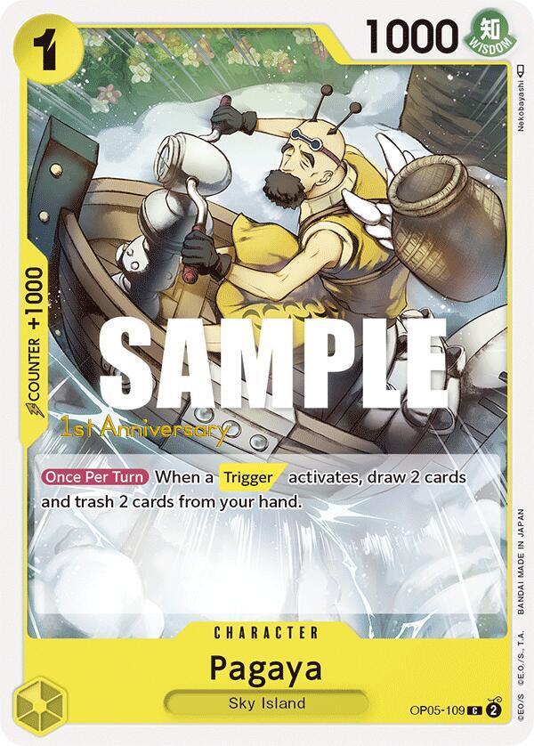 Pagaya OP05-109 – 1st Anniversary Tournament Cards | One Piece TCG