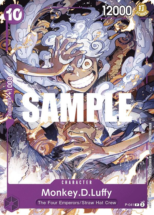 Monkey.D.Luffy Promotional Card P-041 | One Piece TCG