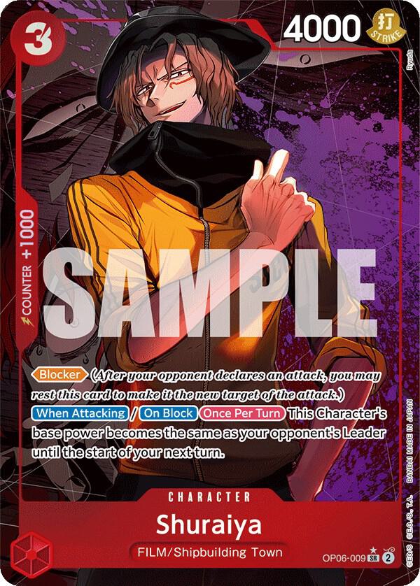 Shuraiya Alternate Art OP06-009 – Wings of the Captain | One Piece TCG