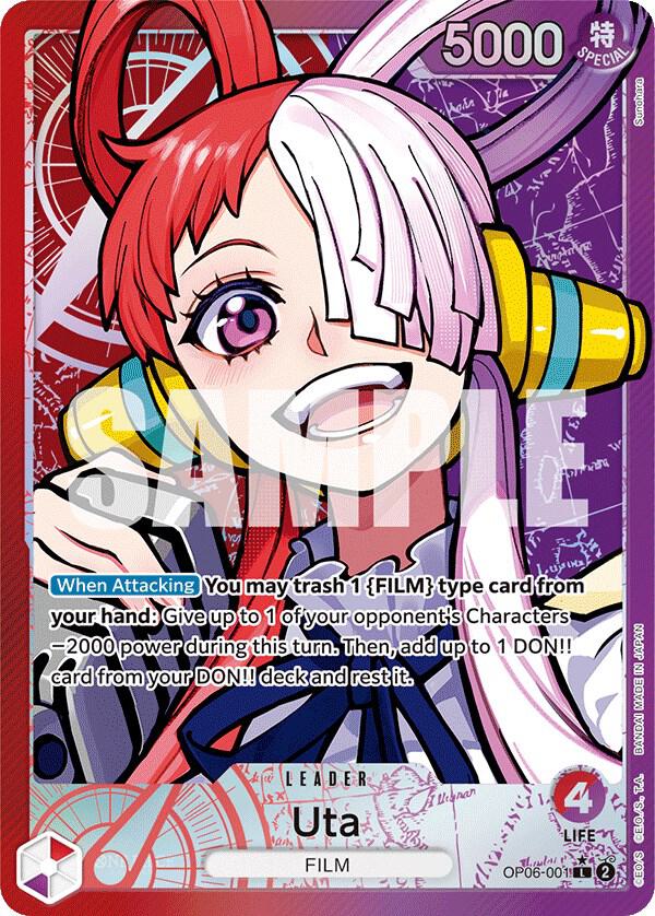Uta Alternate Art OP06-001 – Wings of the Captain | One Piece TCG