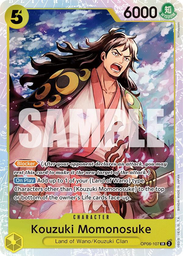 Kouzuki Momonosuke OP06-107 – Wings of the Captain | One Piece TCG