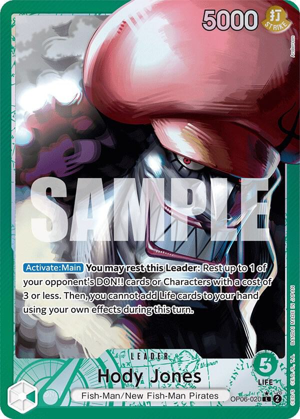 Hody Jones Alternate Art OP06-020 – Wings of the Captain | One Piece TCG