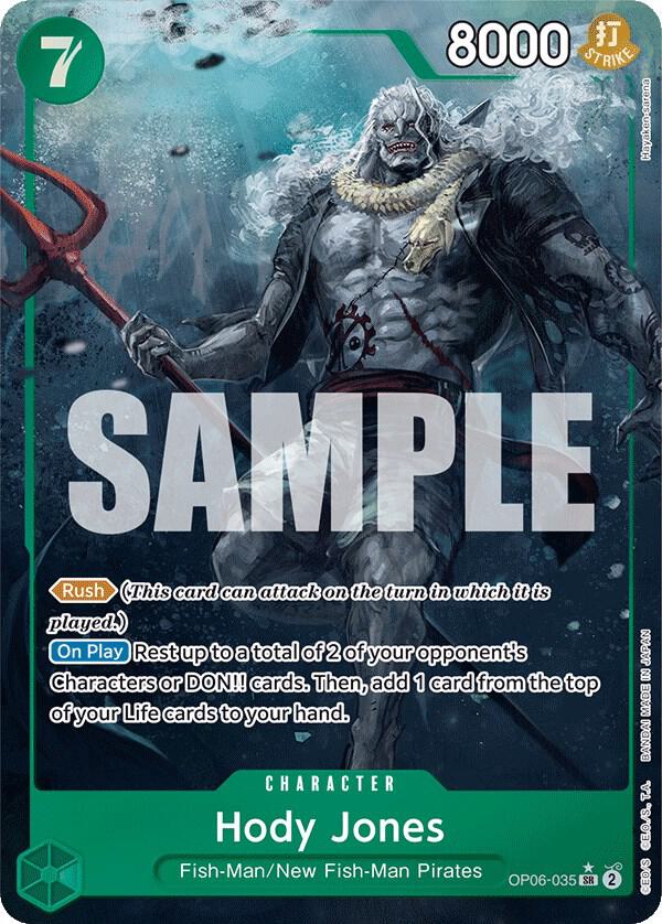 Hody Jones Alternate Art OP06-035 – Wings of the Captain | One Piece TCG