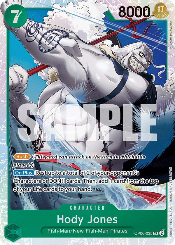 Hody Jones OP06-035 – Wings of the Captain | One Piece TCG