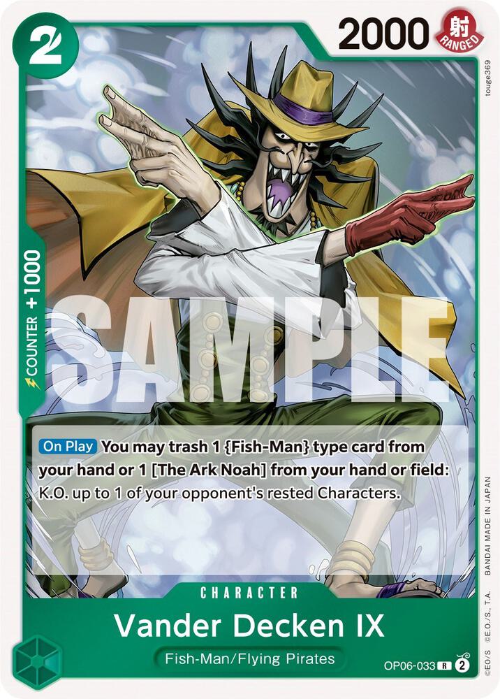 Vander Decken IX OP06-033 – Wings of the Captain | One Piece TCG