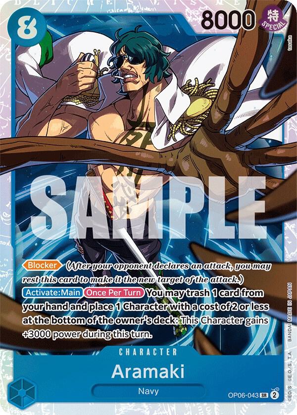 Aramaki OP06-043 – Wings of the Captain | One Piece TCG