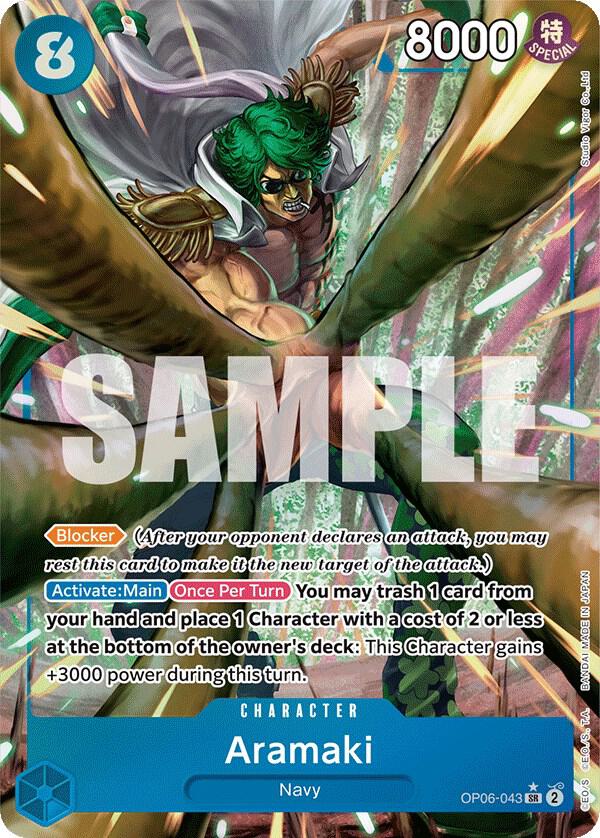 Aramaki Alternate Art OP06-043 – Wings of the Captain | One Piece TCG