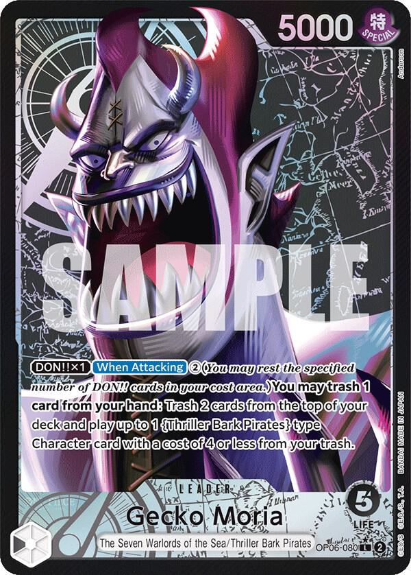 Gecko Moria Alternate Art OP06-080 – Wings of the Captain | One Piece TCG
