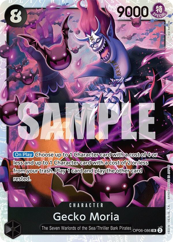 Gecko Moria OP06-086 – Wings of the Captain | One Piece TCG
