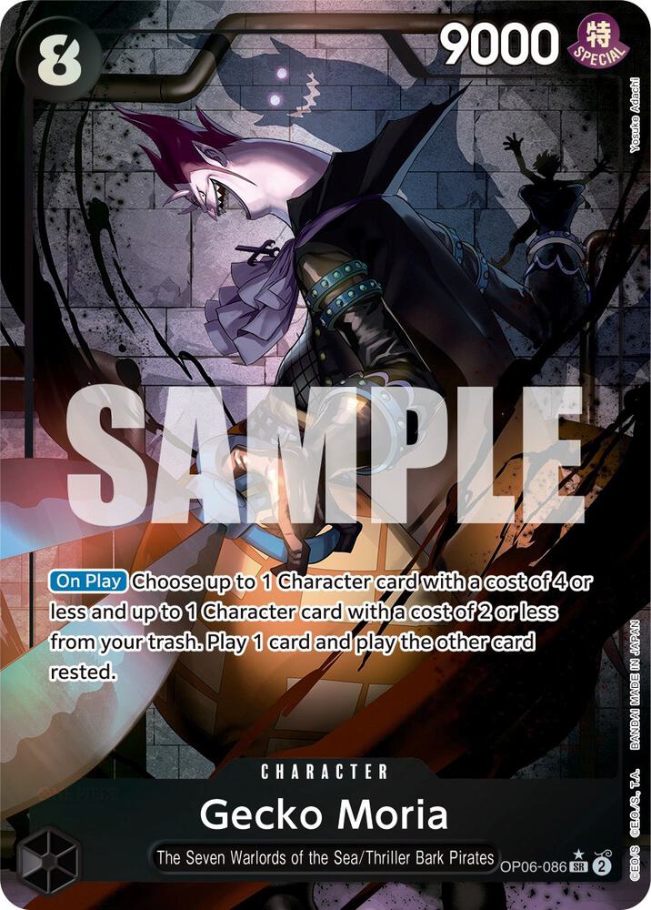 Gecko Moria Alternate Art OP06-086 – Wings of the Captain | One Piece TCG