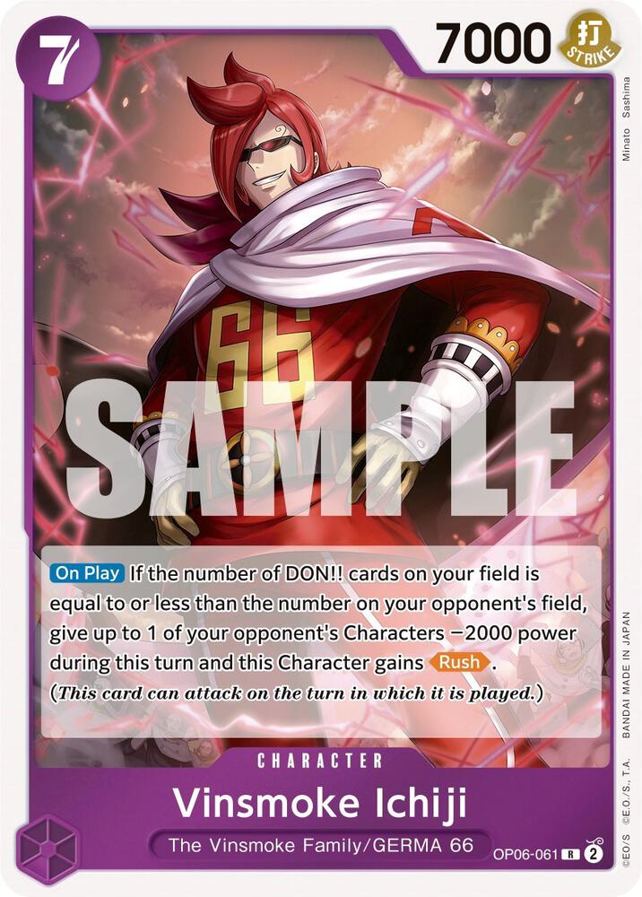Vinsmoke Ichiji OP06-061 – Wings of the Captain | One Piece TCG