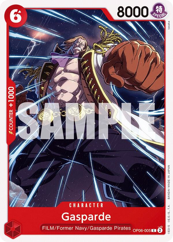 Gasparde OP06-005 – Wings of the Captain | One Piece TCG