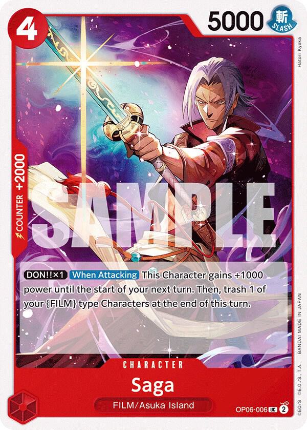 Saga OP06-006 – Wings of the Captain | One Piece TCG