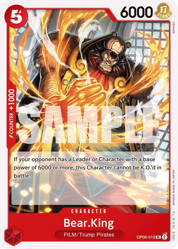 Bear.King OP06-012 – Wings of the Captain | One Piece TCG