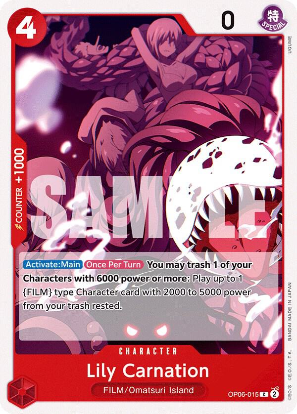 Lily Carnation OP06-015 – Wings of the Captain | One Piece TCG