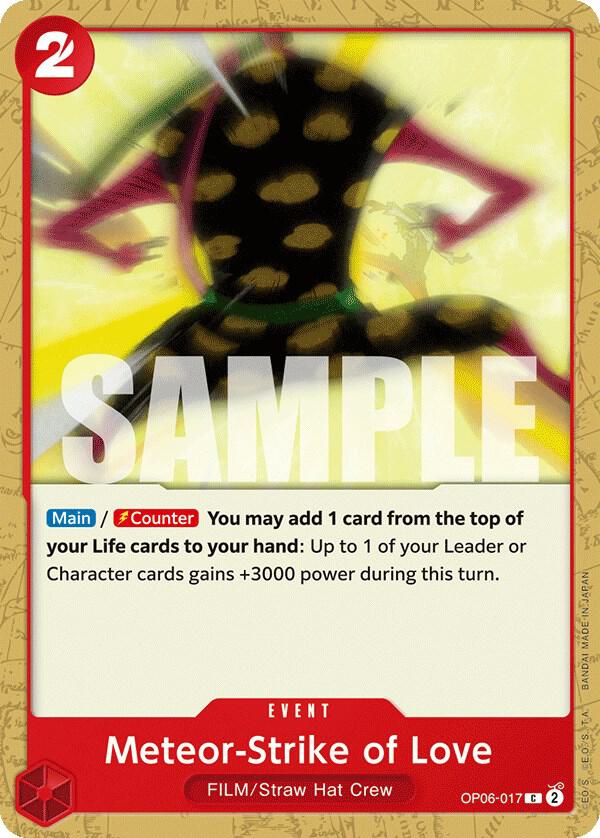 Meteor-Strike of Love OP06-017 – Wings of the Captain | One Piece TCG